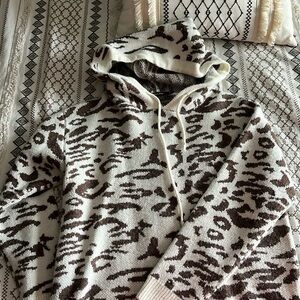 Women cheetah hoodie